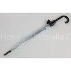 Strong White See Through Umbrella With Clear PVC Manual Open For Lady thumbnail-1