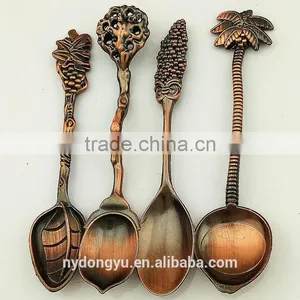 Carp Vintage Palm Sea Snail Spoon /ht Zinc Alloy Creative Jam Spoon Ice Cream Spoon and Fork /fancy Dessert Spoon Dinnerware thumbnail-6