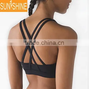 OEM Factory Fashion Sexy Design Women Gym Fitness Clothing Sports Yoga Tank Top Bra thumbnail-1