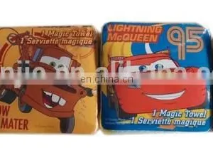 BEST SALE Wholesale Cheap 100% Cotton Towels Magic Compressed Towel Printing Cotton Face Towel for Gift thumbnail-5