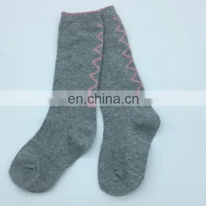 2017 Best Kids Shiny Cheveron Lurex Cotton Socks Girls School Socks thumbnail-2