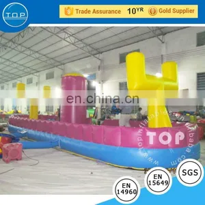 New Style Jumping Castle Interactive Bungee Run Giant Inflatable Obstacle Course With Great Price thumbnail-2
