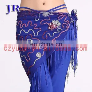 High Embroidery Net Cloth Belly Dance Waist Belt Y-2018# thumbnail-6