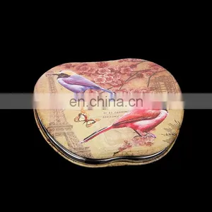 Custom Design Logo Printed PU Leather Mini Mirror thumbnail-3