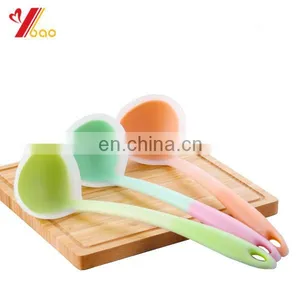 Eco-friendly Silicone Soup Spoon Colorful Silicone Spoon thumbnail-6