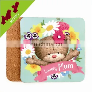 China Factory Outlet Blank Wood Coaster With Cork thumbnail-2