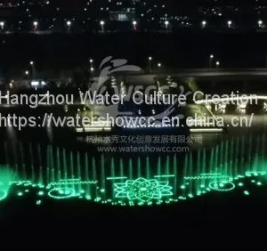 Fountain Show Musioc Dancing Fountian LED Show Fire Show in the Lake thumbnail-1
