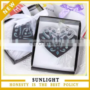 Fashion Stainless Hollow Bookmark Wedding Favors And Baptism Favors Gift thumbnail-1
