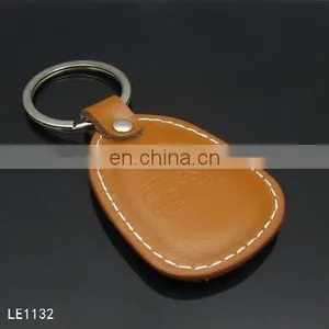 Custom PU Leather Keychain With Printing Your Logo Metal Keyring thumbnail-4