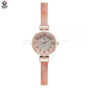 XINBOQIN Supplier Custom Brand Luxury LOGO Woman Fashion Elegant Quartz Acetate Watch thumbnail-2