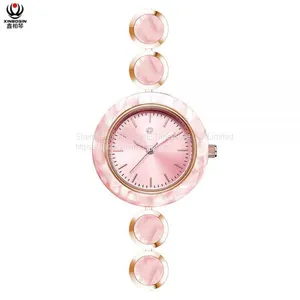 XINBOQIN Supplier Chinese Wholesale Original Promotional Luxury Quartz Acetate Women's Watch thumbnail-3