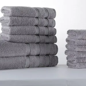 Eliya 5 Star Luxury 16s 21s Custom Logo Turkish 100% Cotton White Face Bath Hand Spa Hotel Towel thumbnail-1