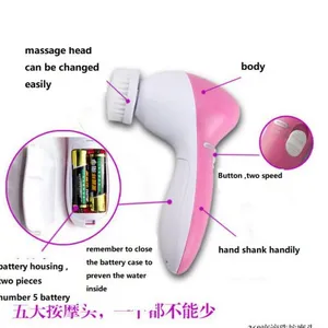 Five in One Cleansing Electronic Facial Massager Cleaning to Blackhead for Beauty Device thumbnail-4