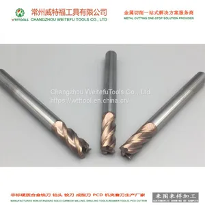 WTFTOOLS HRC55 4 Flutes Tungsten Carbide End Milling Cutter With High Performance thumbnail-5