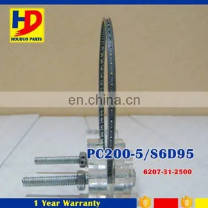 Excavator PC200-5 Diesel Engine 6D95 Piston Ring 6207-31-2500 S6D95 thumbnail-6