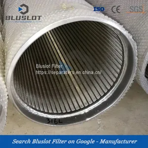 Johnson Type Wedge Wire Water Well Screen thumbnail-1