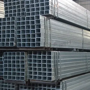 Gi Hollow Section Square and Rectangular Pre-Galvanized Steel Pipe thumbnail-1
