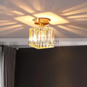 Modern Interior Ceiling Lights Fixtures Decorative Crystal Led Ceiling Suspended Light thumbnail-2
