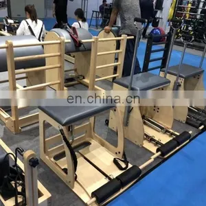 White Maple Wood Pilates Ladder Barrel Used in Pilates Studio Ladder Barrel Pilates SRP32 thumbnail-6
