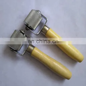 Wooden Handle and Steel Head Ball Bearing Stitcher for Tyre Tire Patch Repair Tools thumbnail-2
