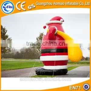 Outdoor Inflatable Yard Decorations Christmas 5m Inflatable Santa Clause thumbnail-2