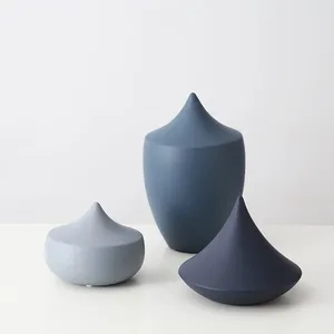 Water Drop Nordic Modern Style Color Paint Geometry Art Ceramic Soft Decoration For Living Room thumbnail-2