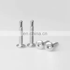 China Supplier Stainless Steel 304 Cross Round Head Self Drilling Screw thumbnail-4