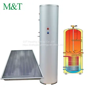 Stainless Steel Tank 50 l Flat Plate Solar Water Heater Pressurized Project thumbnail-2