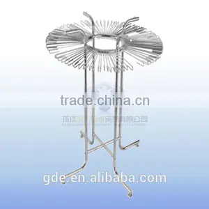 Metal 4-leg Belts Display Rack With Many Hooks thumbnail-1