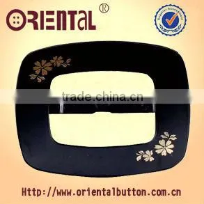 50mm Rectangle Shape Customizable Black Plastic Buckle thumbnail-1