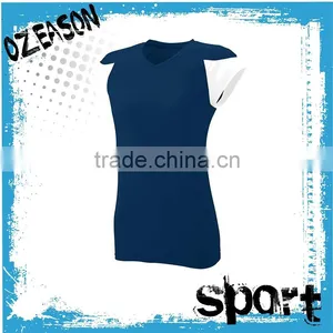 High Quality Breathable Dye Sublimation Volleyball Uniform Set for Girls thumbnail-1