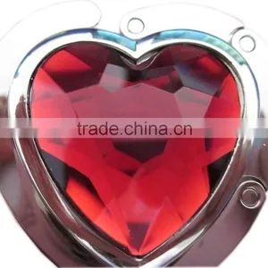 Heat--shaped Diamond With Various Colors Metal Lady Button Factory Wholesale thumbnail-1