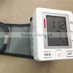 Android IOS APP Smartphone Control Automatic Inflating Wrist Watch Bluetooth Blood Pressure Monitor With Testing Heart Beat Rate thumbnail-1