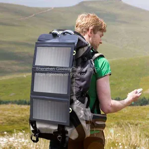 25W Solar Panel With 3 USB Ports Waterproof Foldable Camping Travel Charger thumbnail-2