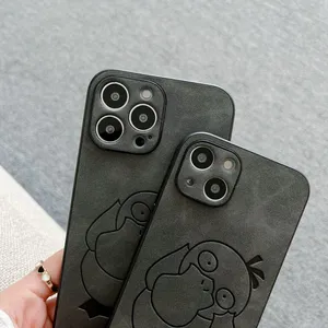 Leather Waterproof Can Reach Duck For Iphone 11 Pro Max Skin Pressing Privacy Mobile Phone Case With 7 8p Soft Case 12 13 14 thumbnail-5