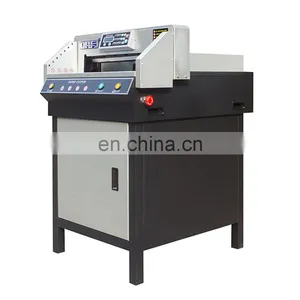 SPC-455E Cheap Price Dual Motor Electric Paper Guillotine Cutter Machine With LCD Display thumbnail-1