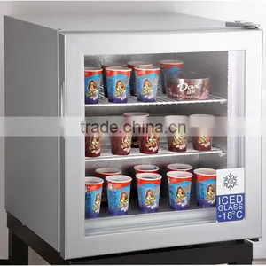 21L~105L Glass Door Upright Freezer With CE CB thumbnail-1