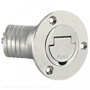 ISURE MARINE Deck Filler Marine Boat Yacht 316 Stainless Steel Deck Fill Fuel 1-1/2'' 38mm thumbnail-3