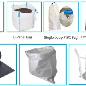 White Bulk Bag /Big Bag for Packing Sand PP Big Bag 1000kg Strong Tear Resistant PP Big Bag thumbnail-4