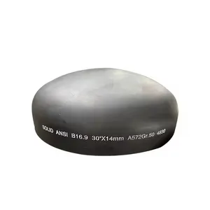 China Butt Welding Seamless Carbon Steel Water Line Pipe End Cap thumbnail-1