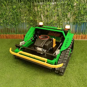 Remote Controlled Wheeled Grass Trimmer Made by Vigorun Tech, Vigorun Wireless Radio Control Caterpillar Weeder for Sale thumbnail-2