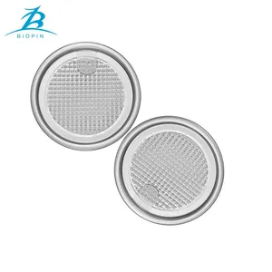 New Design Aluminum Easy Peel Off Lid 211#65mm Internal Diameter for Powder Cans thumbnail-1