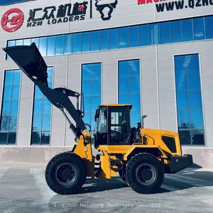 Huizhong Heavy Duty 3ton HZM 930 S300 7m Wheel Loader Telescopic Loader With Powerful Engine for Sale thumbnail-2