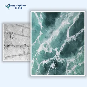 Blue Kingfisher Venetian Plaster - Manufacturer Direct Supply for Commercial Spaces & Art Galleries thumbnail-4