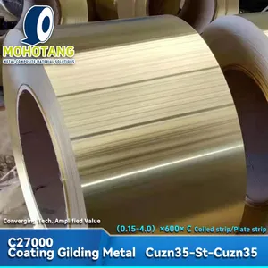 C27000 Brass Steel Brass Copper-Steel Clad Plate 0.15mm C2700/If/ C2700 H65 Alloy thumbnail-3