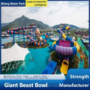 Outdoor Water Park Water Slide Large-scale Fiberglass Water Slide Equipment Water Play Equipment Manufacturer Production Customization thumbnail-3