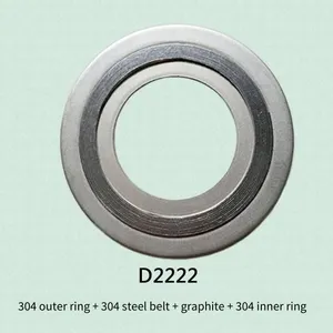 Special Mechanical Seal for High Temperature Resistance of Stainless Steel Metal Wound Graphite Gaskets for Valves, Manholes and Pipelines thumbnail-3