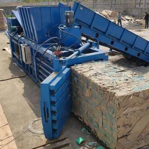 Horizontal Hydraulic Waste Paper Packaging Machine Waste Paper Baler Machine Waste Plastic Baler Machine thumbnail-3