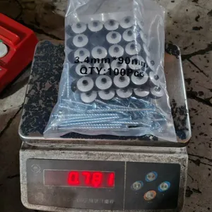 Galvanized Ring Shank Roofing Nails With Washer 1000pcs/Box thumbnail-2