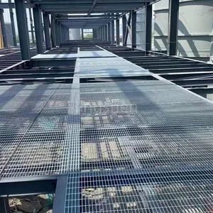 High-quality Hot-dip Galvanized Serrated Steel Grating, Durable, Outdoor-grade Carbon Steel, ISO-certified Industrial Design. thumbnail-4